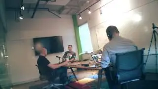 5 second timelapse of #smallrooms interview with @rkenedi & @mschwanzer about @zeitdice