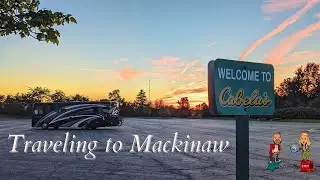 Making Our Way to Mackinaw Mills Campground | Staying at Cabela's