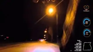 Unicycle 36 Zoll Nachtfahrt / Night ride / Schlumpf Gear / Tacho