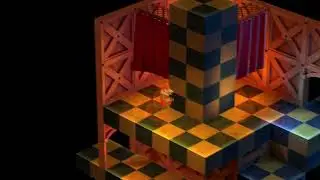 Super Mario RPG (NS) Story Scene #49 - Mario goes 2D in Booster Tower