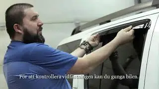 Hur man monterar CA Plastik vindavvisare p&aring; sidorutor