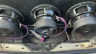 3 skar svr 10&rsquo;s wired down to 0.67 ohm on a double rock 2000.1 new video.  Big 5/6