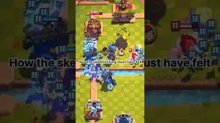 Only skeleton deck Clash Royale #clashroyale #clashroyalegameplay #shorts #shortsviral