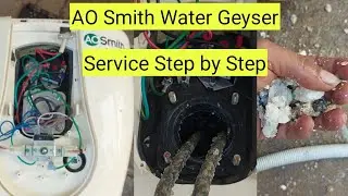 AO Smith Water Geyser Deep Cleaning ll how to clean the water geyser🛠 #geyserrepair #geyser #repair 