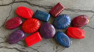 Cutting painted dry soaps | Very satisfying soap cutting | ASMR