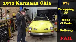 1972 Karmann Ghia revival almost wrapped up then ... Disaster Strikes