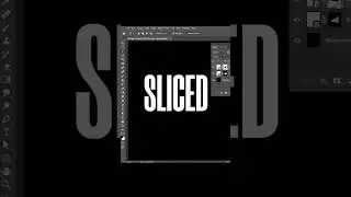 Sliced Text Effect In Photoshop | DesignTipz | 2023 #shorts