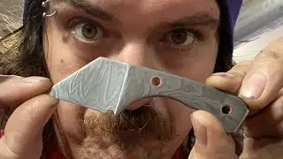Forgey Mc Forge Face is live! Making a kydex sheath for this lil guy