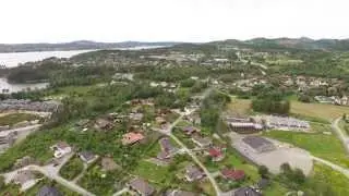Meland fra luften