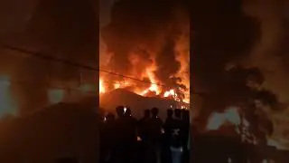 Massive fire explosion at Howrah Chandmari Road 🔥 #fire #howrah #accidentnews #staysafe #subscribe