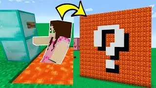 Minecraft: LUCKY BLOCK FIND THE BUTTON!! - Custom Map