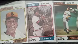 WOW! A truly affordable vintage baseball card set? 1974 Topps!