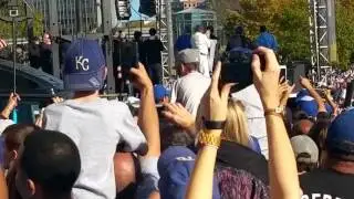 Kansas City Royals World Series Championship Rally