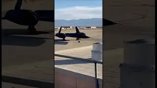 The Legend Wakes Up: SR-71 Blackbird 🦅 #aviation #airforce #usaf #military #unitedstates
