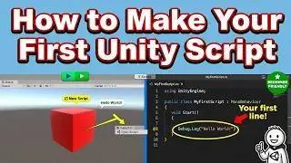 How to make Basic Unity Code From Scratch! 2026 Working.