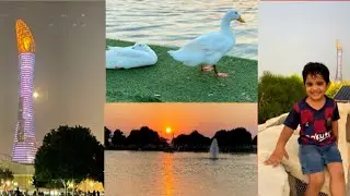 Vlog||An outing to beautiful Aspire park||Aspire park Qatar||Torch tower||Fulloflifewithfatema
