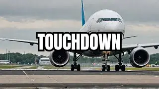 Shocking Philadelphia Airport Boeing 777 Arrival