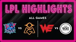 LPL Highlights ALL GAMES Week 1 Day 3 | LPL 2026 Split 1 by Onivia