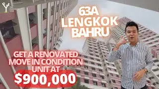 HDB For Sale | Renovated HDB 4-Room Flat @ 63A Lengkok Bahru (Next To Redhill MRT)