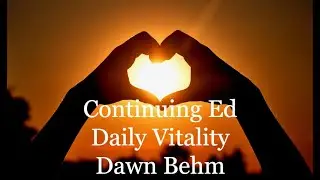 Continuing Ed - Daily Vitality