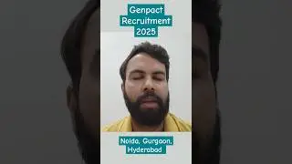 Genpact Hiring 2025 #genpact #noida #gurgaon #hyderabad #jobs #jobs2025 #experiencedjobs #shorts