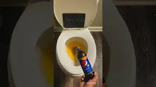 Will it Flush? - Pepsi Mango #asmr #review #surprise #colors #pepsi #coke #mango  #shorts #soda