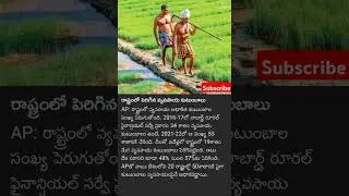 Ap lo perigina vyavasaaya kutumbaalu #ap #farmers #shorts #news