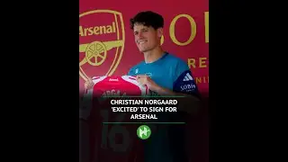 Christian Norgaard's FIRST words as an Arsenal player🔥