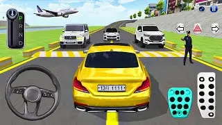 In this video New Mercedes Golden Car Stuck For Parking | 3D Driving Class | Best Android gameplay
