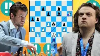 Leading Magnus Carlsen vs Hans Niemann  12