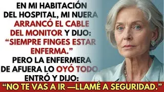 Mi nuera arrancó el cable del monitor y dijo: “Siempre finges.” Pero alguien la oyó…