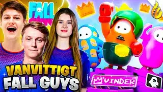 VANVITTIGT FALL GUYS SQUAD?! Fall Guys med LasseBaekkelund, Ramziin & Rasmusnie!
