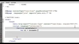 JSP 11/30 JavaScript