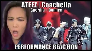 Моё ПЕРВОЕ выступление ATEEZ! | Реакция на выступление Guerilla + Bouncy на Coachella