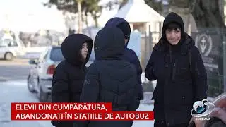 Elevii din cumpărătura, abandonați în stațiile de autobuz