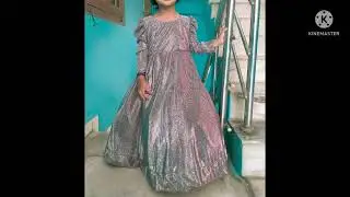kids designer frock# moonlight fabric# Diya fashions#