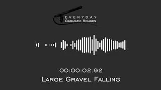 Large Gravel Falling | HQ Sound Effects