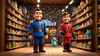 Three Toy Soldiers March March March | Marching Song for Kids | Nursery Rhymes and Learning Fun