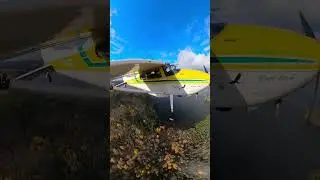 Cessna 180 Skywagon departing camp in Red Lake Ontario and heading home