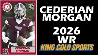 Cederian Morgan (2026 WR) Junior Year Highlight Tape Evaluation