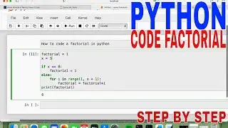 ✅  How To Code A Factorial In Python 🔴
