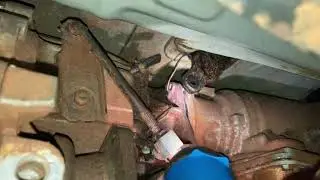Снятие раздаточной коробки NP241C для установки внедорожного фиксатора скользящей вилки