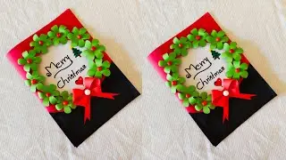 Christmas greeting Card ideas🎄/DIY Christmas Card/Beautiful & Easy Christmas Card making/ Christmas🎁