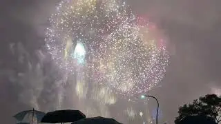 告別2025迎接2026淡水20:26分煙火
