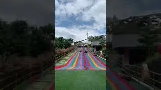 Batu Malang Jawa Timur 5 April 2025 Rainbow Slide Taman Baloga