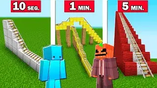 Monta&ntilde;a Rusa de 10 SEGUNDOS vs 1 MINUTO vs 5 MINUTOS!