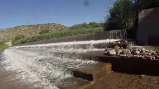 Roosevelt Lake, Arizona when it gets lots of water all at once.