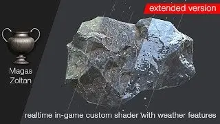 Zoltan Magas 3D art - realtime in-game custom shader with weather features - extended version