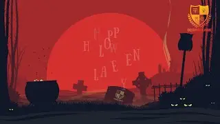 ID #119 - Halloween Intro Logo Reveal Animation - Design Bank Logo Animation