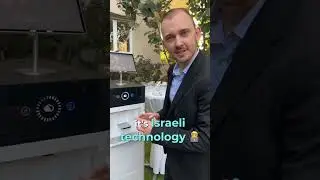 I tasted water made from thin air &mdash; using Israeli cutting-edge technology. 💧🇮🇱 #shorts